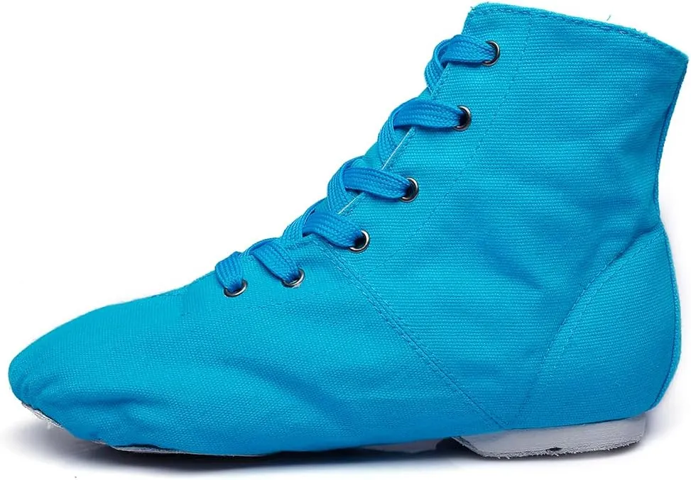 MSMAX Jazz Dance Shoes for Girls Lace-up Dancing Ballet Boots Sneakers for Boys