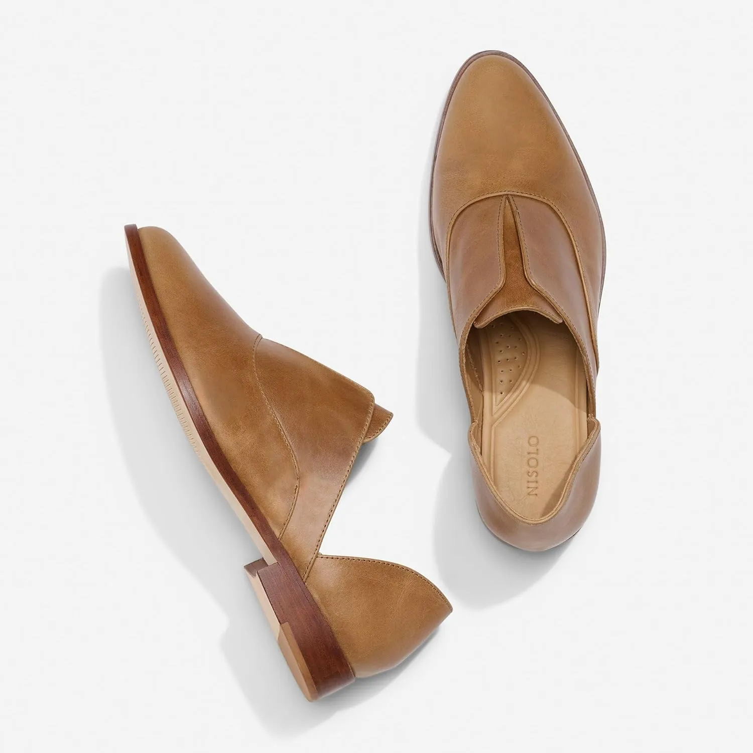 Nisolo Women's D'Orsay Pointed Toe Flat Shoes