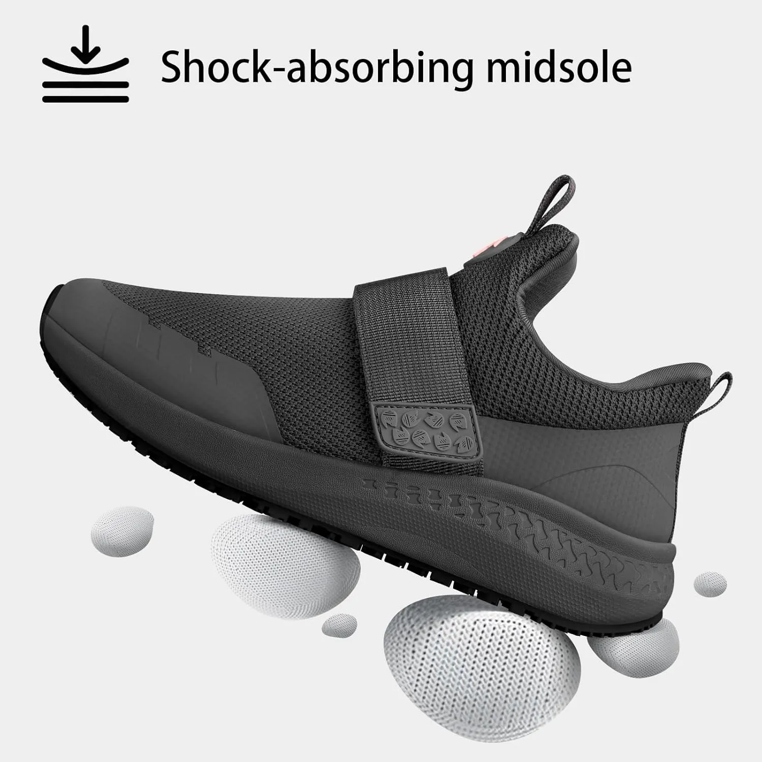 Non Slip Shoes for Men, Food Service Slip Resistant Work Shoes in Restaurant Kitchen Hospital, Breathable Lightweight Sneakers - Zapatos Antideslizantes para Hombres Medium or Wide Size 6-13