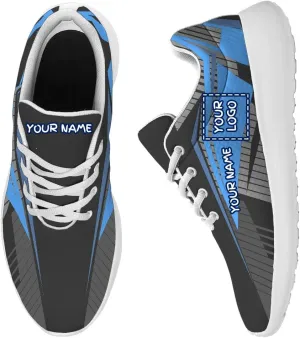 Non Slip Walking Shoes, Custom Sneaker with Your Team Logo/Name,Unisex Lightweight Athletic Gym Running Shoes