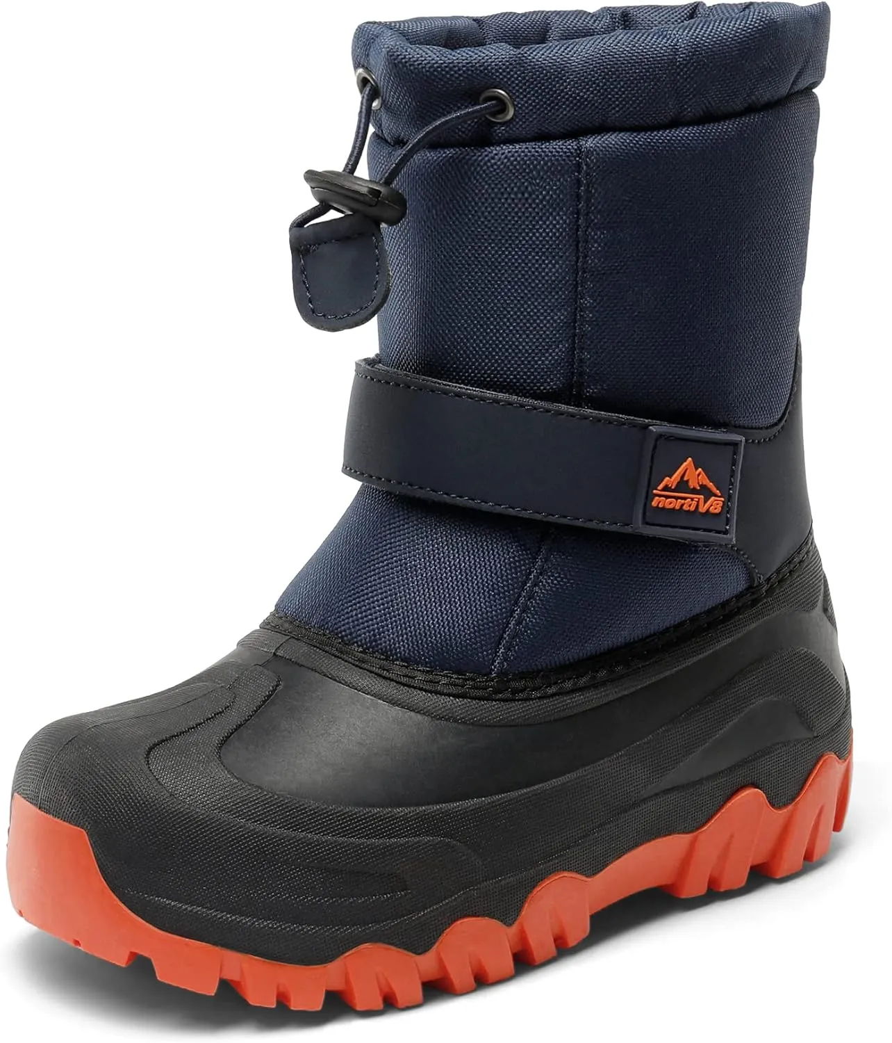 NORTIV 8 Kids Snow Boots Boy's Girl's Waterproof Cold Weather Classic Booties Hiking Outdoor Shoes (Little Kids/Big Kids)