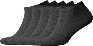 NUDUS UNDERWEAR Men’s Bamboo Rayon Ankle Quarter Dress Socks 5-Pair Gift Box, Premium Quality