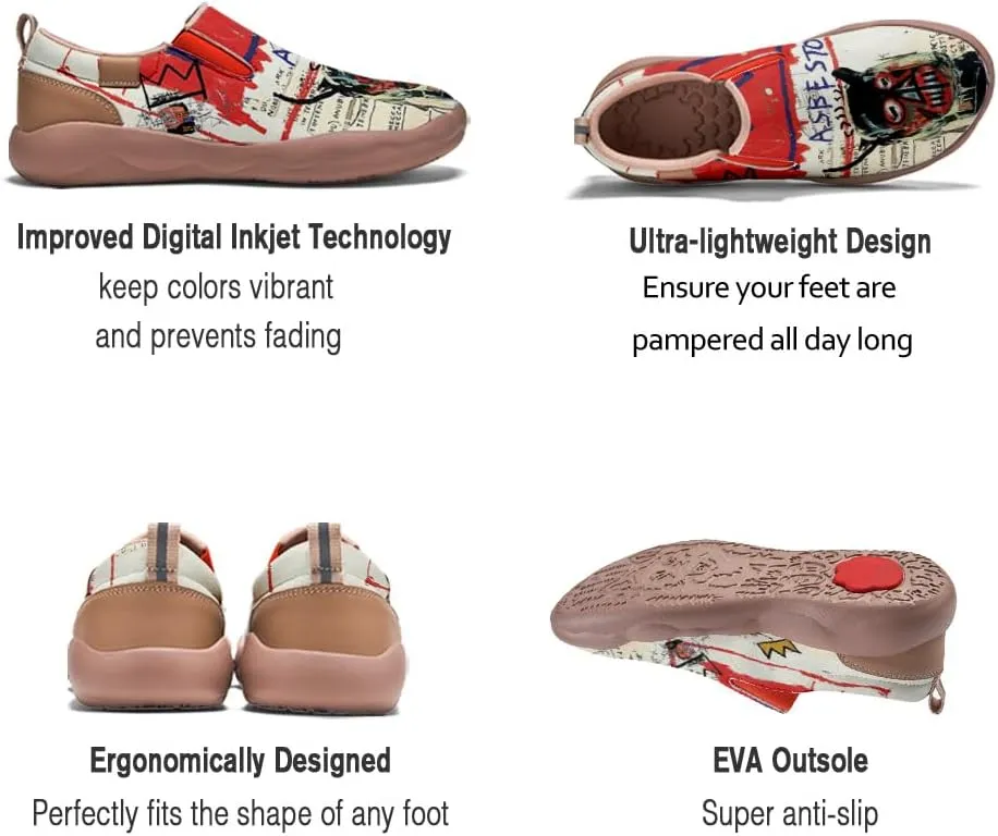Onehorse Women's Mandala Painted Shoes Walking Travel Casual Loafers Slip On Sneakers