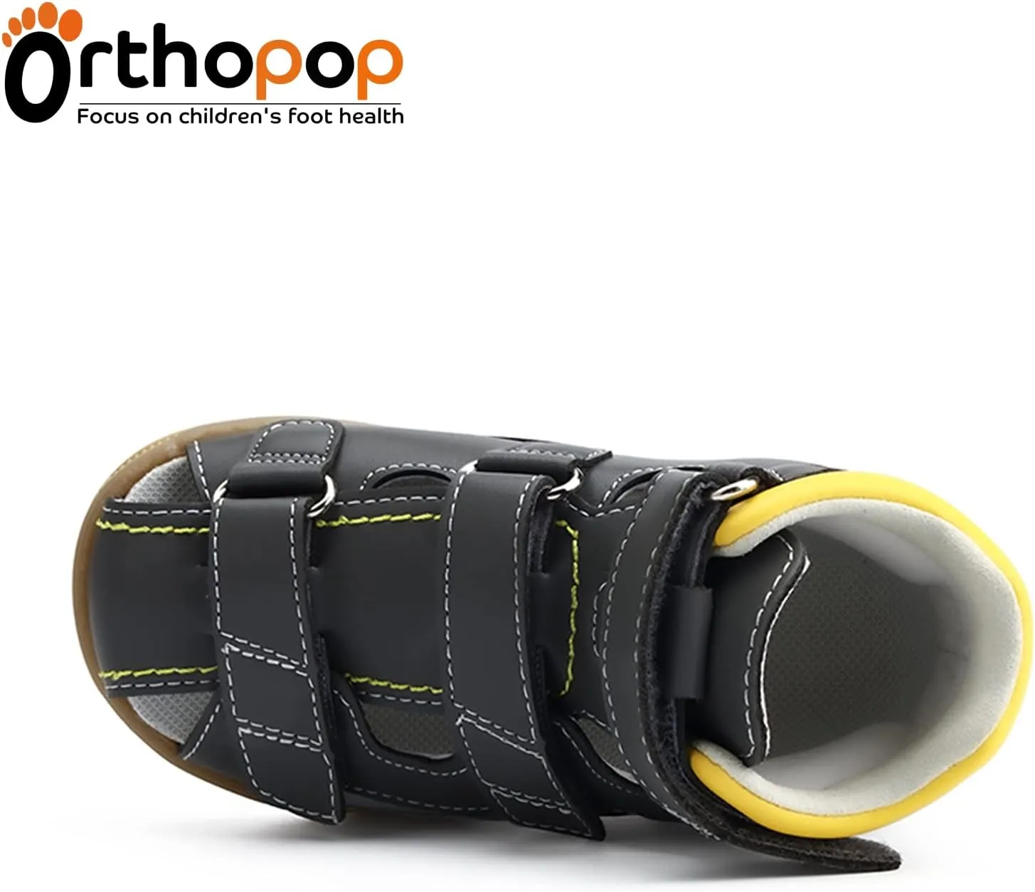 Orthopedic Sandals for Toddlers with Arch and Ankle Support,Kids Leather Corrective Shoes