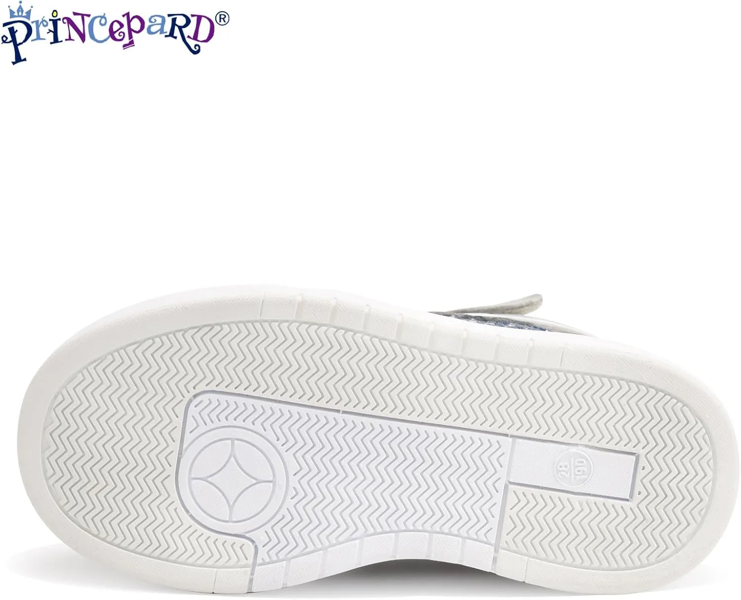 Orthopedic Shoes for Girls with Ankle and Arch Support,Fashion Thick Sole Sneakers with Silver Decoration