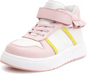 Orthopedic Shoes for Girls with Ankle and Arch Support,Fashion Thick Sole Sneakers with Skirt Decoration