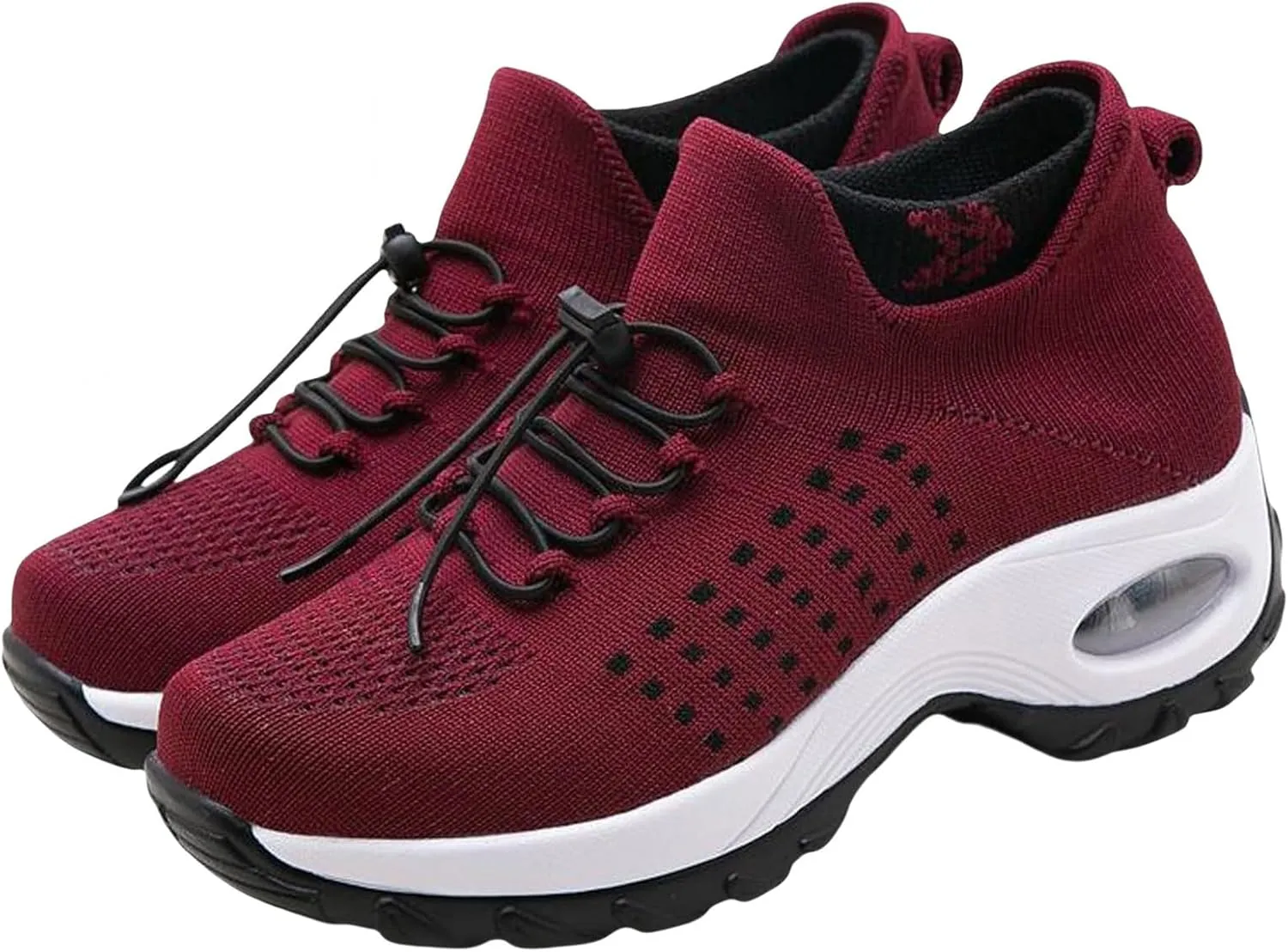 Orthopedic Sneakers Women Breathable Comfort Wear Shoes for Women Walking Slip On Trainers Casual Comfortable Athletic Cushion Thick Bottom Footwear