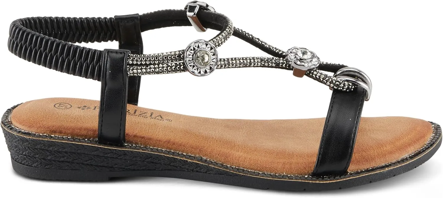 PATRIZIA Women's CHARMER T-Strap Flat Sandal