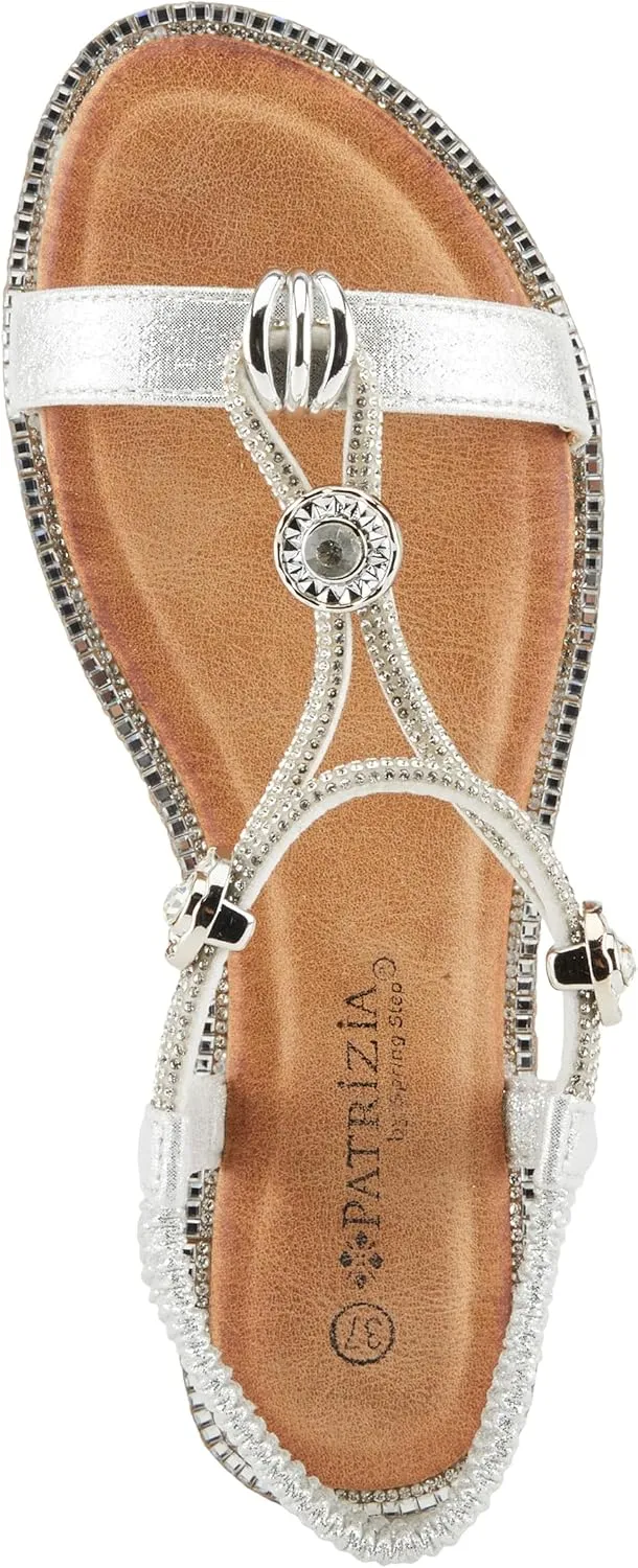 PATRIZIA Women's CHARMER T-Strap Flat Sandal