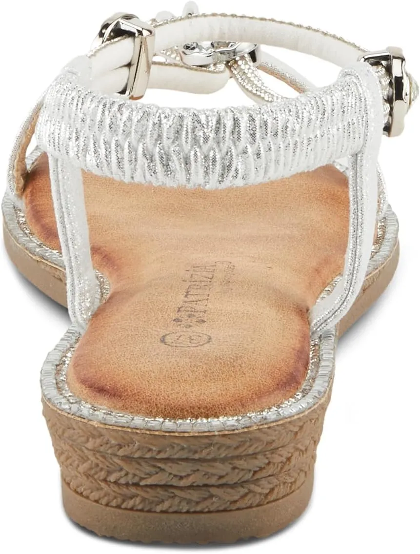 PATRIZIA Women's CHARMER T-Strap Flat Sandal