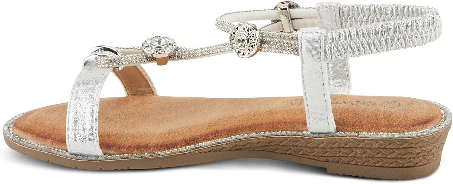 PATRIZIA Women's CHARMER T-Strap Flat Sandal