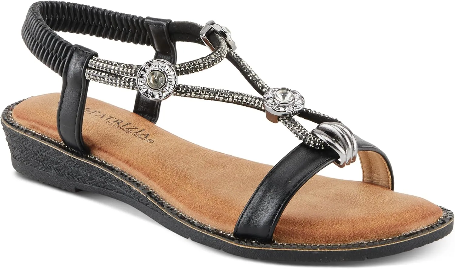 PATRIZIA Women's CHARMER T-Strap Flat Sandal