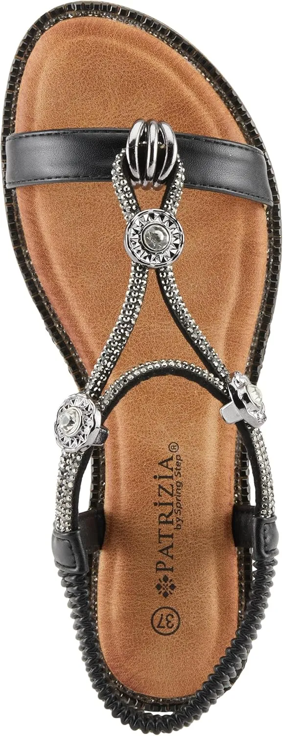 PATRIZIA Women's CHARMER T-Strap Flat Sandal