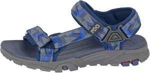 PDQ M561 Mens Dual Touch Fastening Trail Sandals, Navy Grey, 11