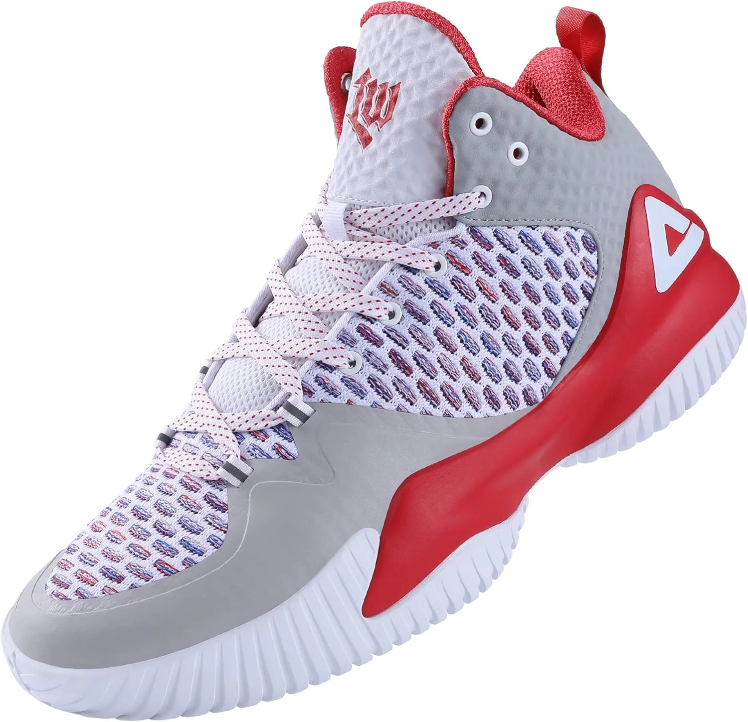 PEAK High Top Mens Basketball Shoes Streetball Master Breathable Outdoor Sneakers Cushioning Shoes for Fitness