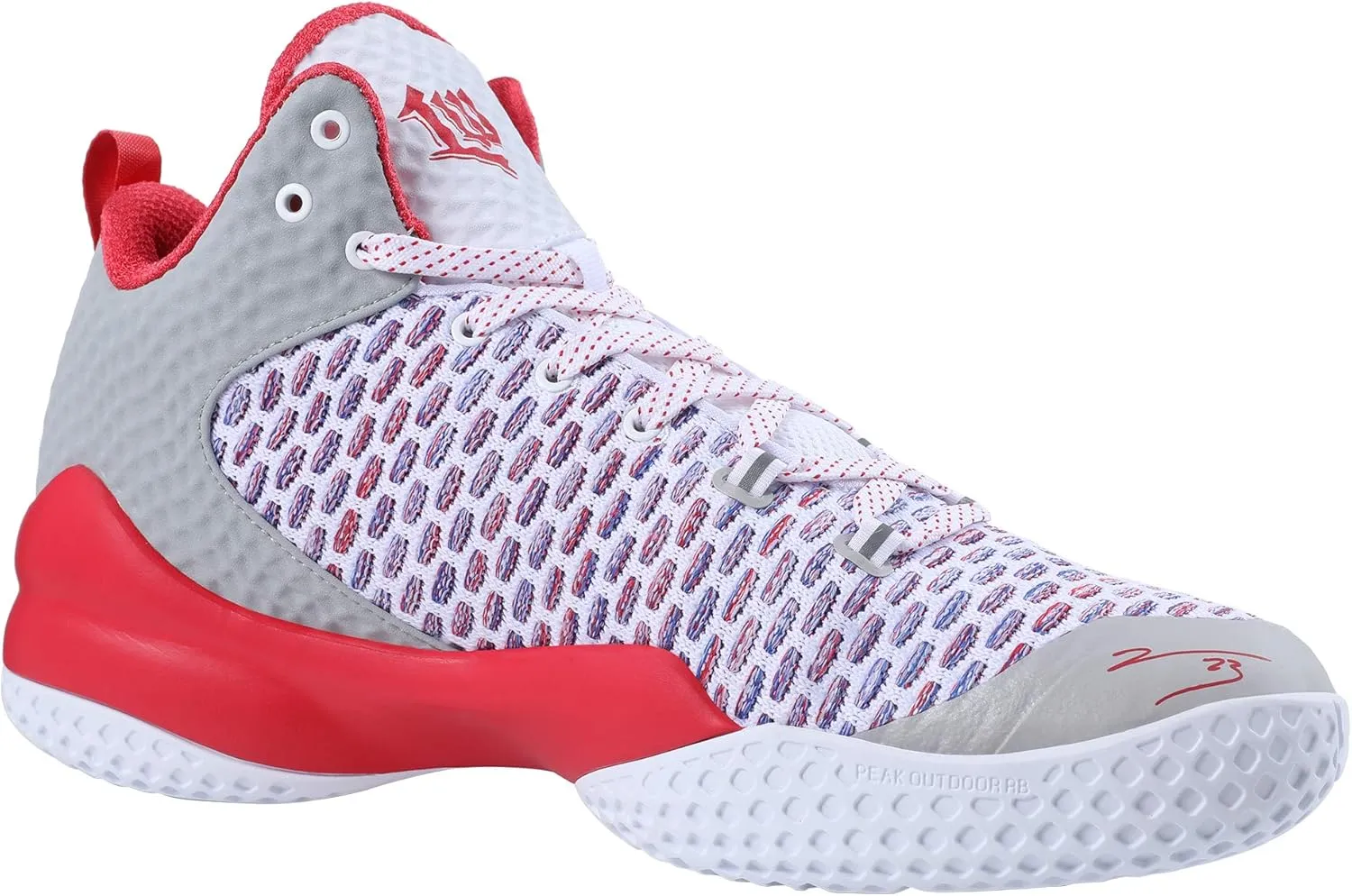 PEAK High Top Mens Basketball Shoes Streetball Master Breathable Outdoor Sneakers Cushioning Shoes for Fitness