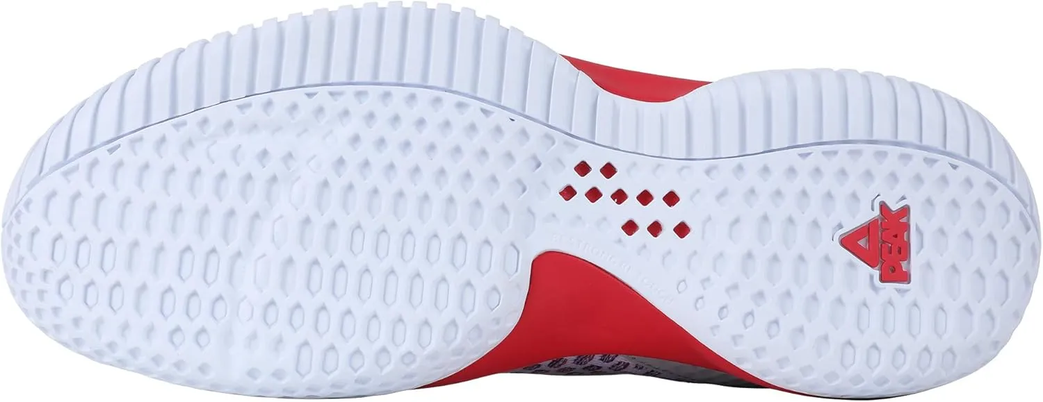 PEAK High Top Mens Basketball Shoes Streetball Master Breathable Outdoor Sneakers Cushioning Shoes for Fitness