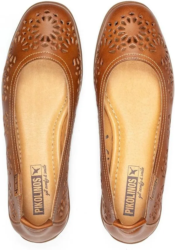 PIKOLINOS Ballerina Flats Leather Alcoi for Woman