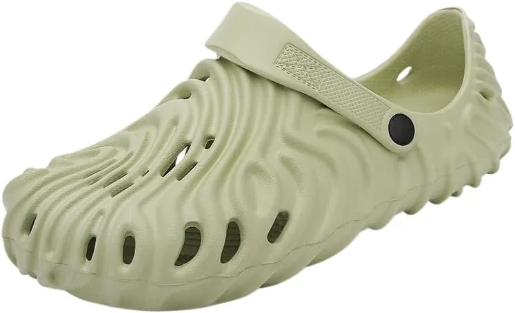 Platform Slippers for Men Summer Outdoor Garden Sports Couples cave Sandals for Men Non-Slip Soft-Soled Beach Shoes