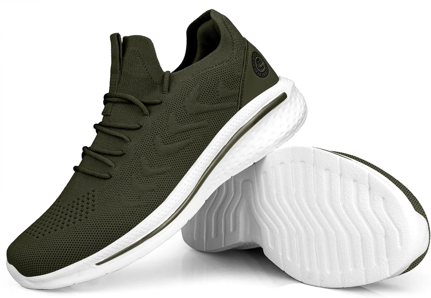 Pujcs Men Sneakers Lightweight Running Shoes for Men Slip on Walking Shoes Mesh Comfortable Atheletic Shoes for Tennis Gym Workout