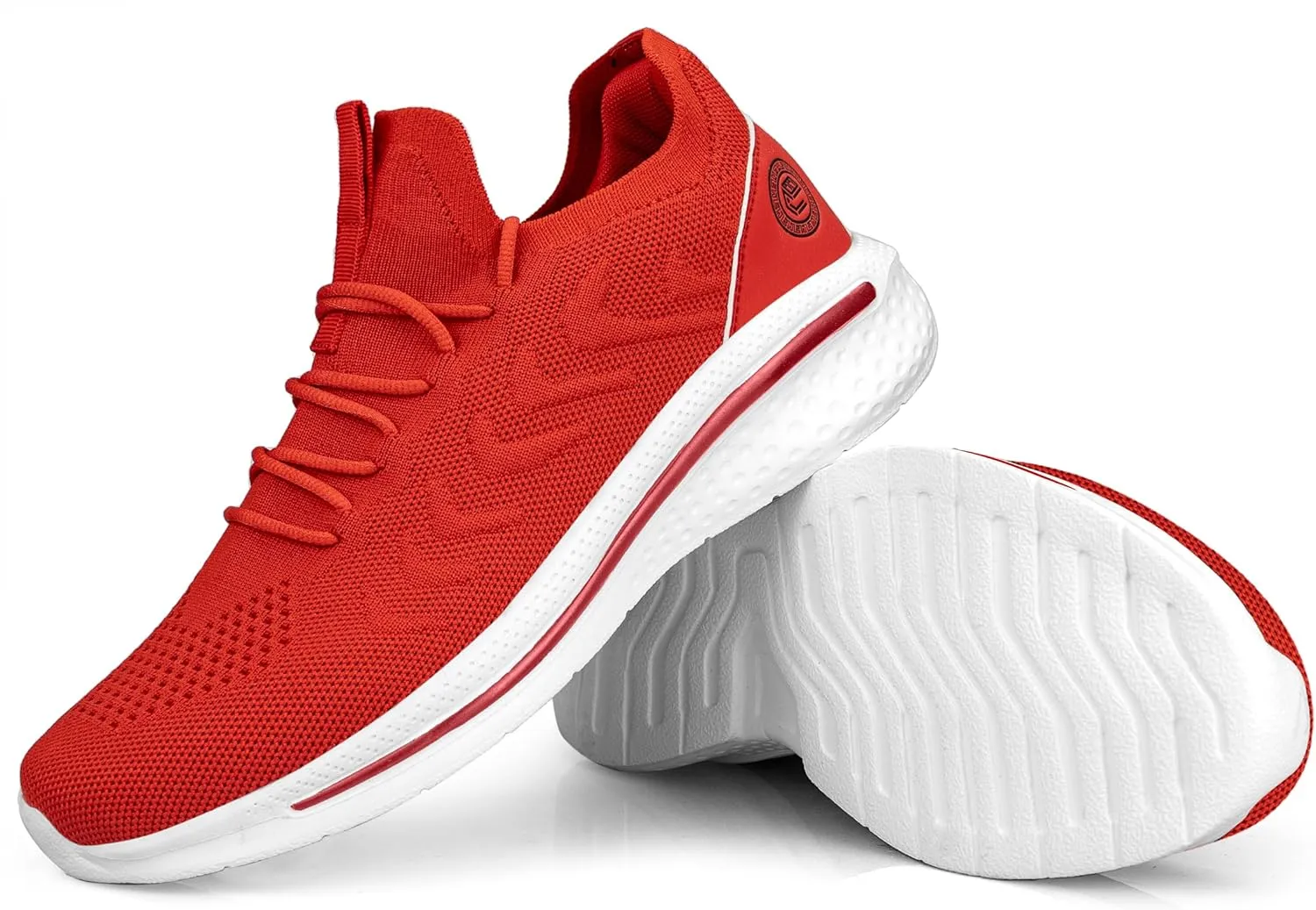 Pujcs Men Sneakers Lightweight Running Shoes for Men Slip on Walking Shoes Mesh Comfortable Atheletic Shoes for Tennis Gym Workout