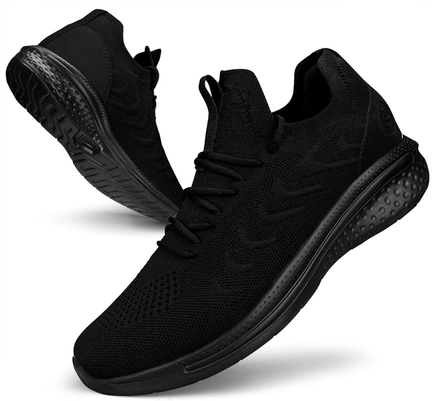 Pujcs Men Sneakers Lightweight Running Shoes for Men Slip on Walking Shoes with Breathable Mesh Comfortable Atheletic Shoes for Tennis Gym Workout