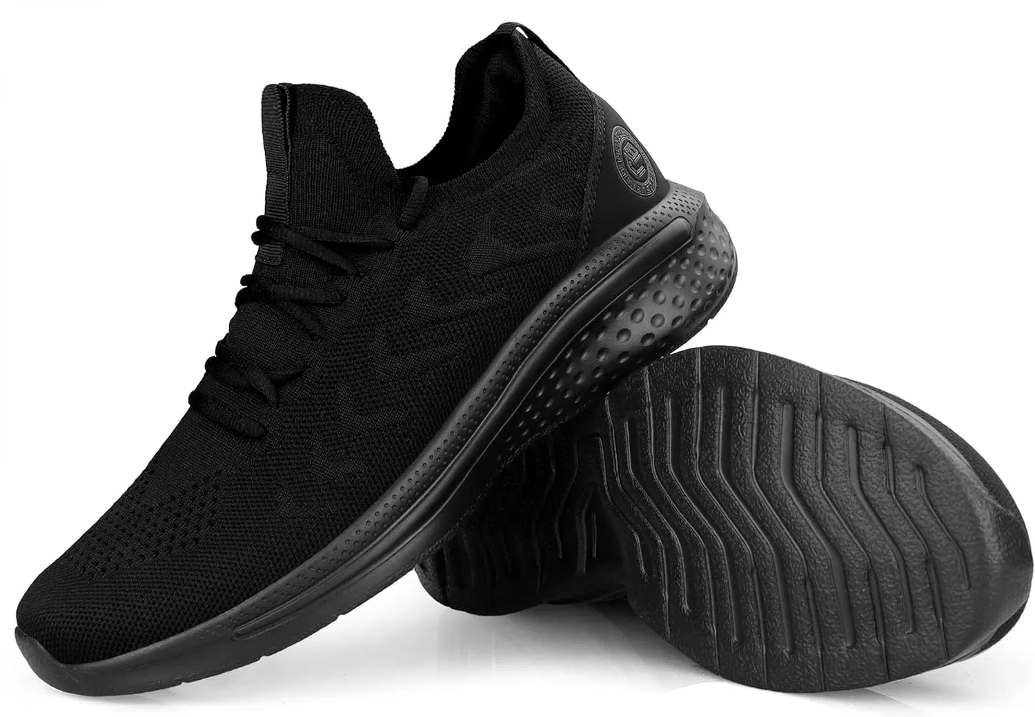 Pujcs Men Sneakers Lightweight Running Shoes for Men Slip on Walking Shoes with Breathable Mesh Comfortable Atheletic Shoes for Tennis Gym Workout
