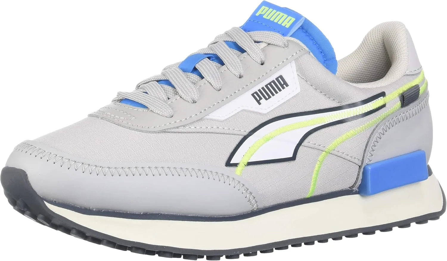 PUMA Future Rider Sneaker, Gray Violet-Ocean Dive-Harbor Mist, 4.5 US Unisex Big Kid