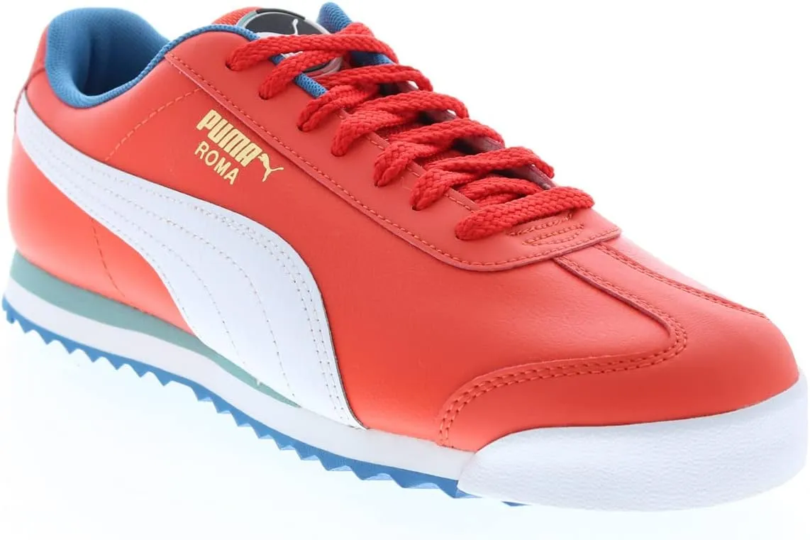 Puma Mens Roma Go for Red Lifestyle Sneakers Shoes 8
