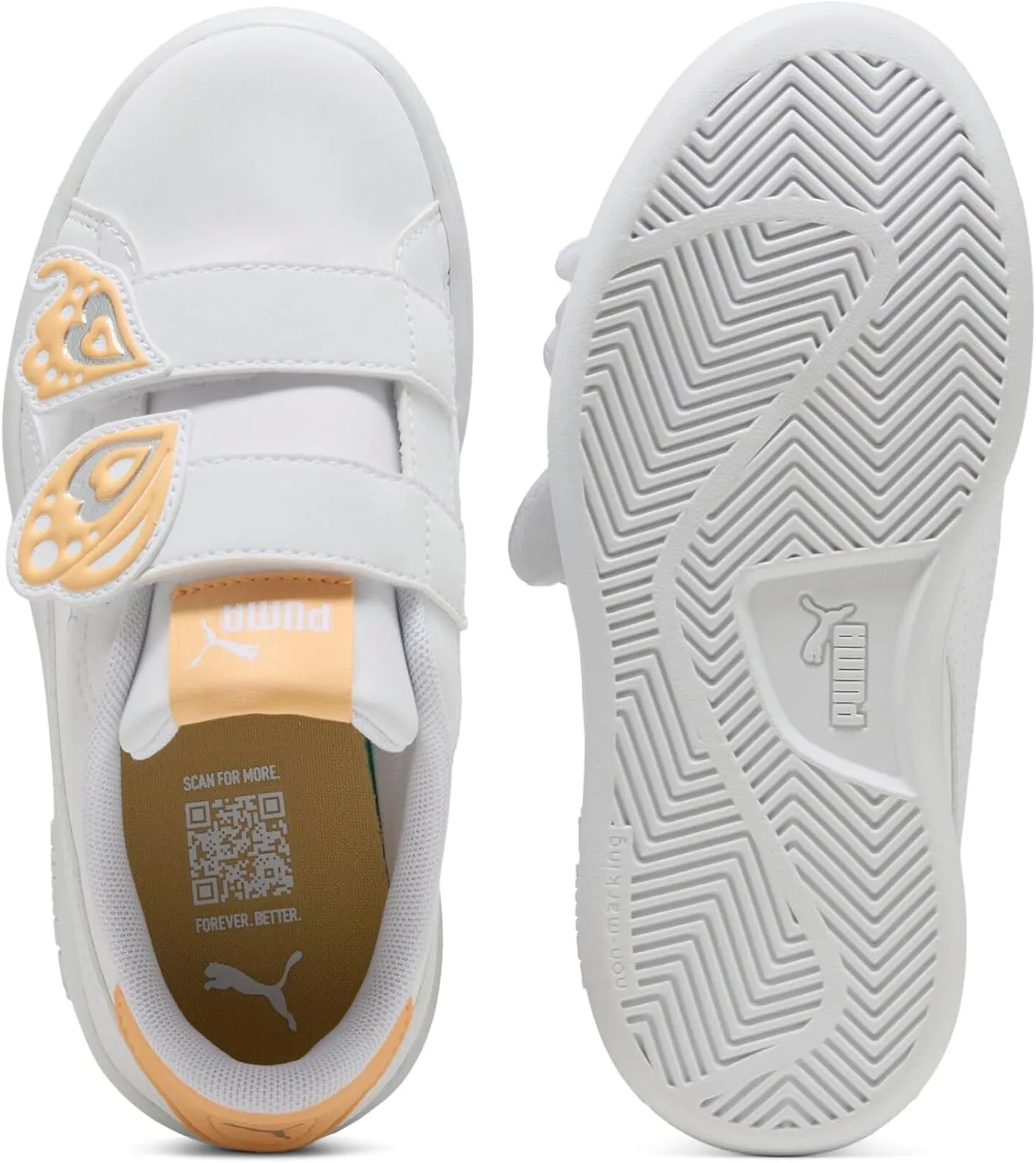 PUMA Unisex-Child Smash Hook and Loop Sneaker