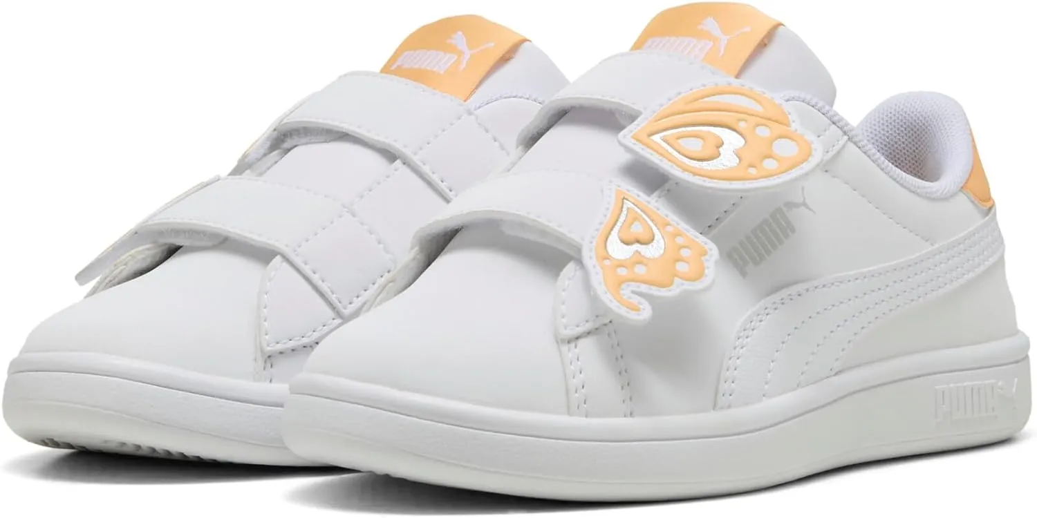 PUMA Unisex-Child Smash Hook and Loop Sneaker