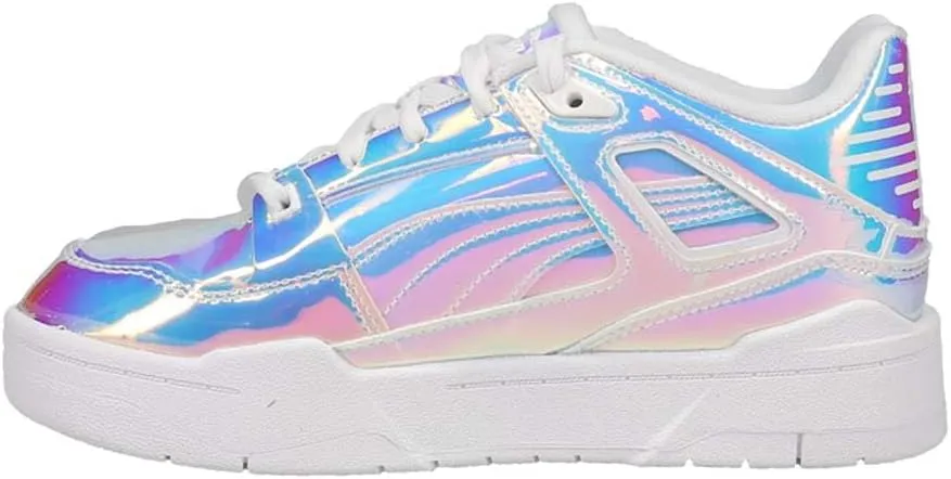 Puma Womens Slipstream Iridescent Lace Up Sneakers Shoes Casual - Clear, Multi