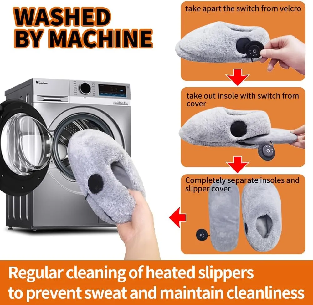 Reachargeable Foot Warmer for Cold Feet, Heated Boots Slippers for Women, The Next Generation Heating Boots