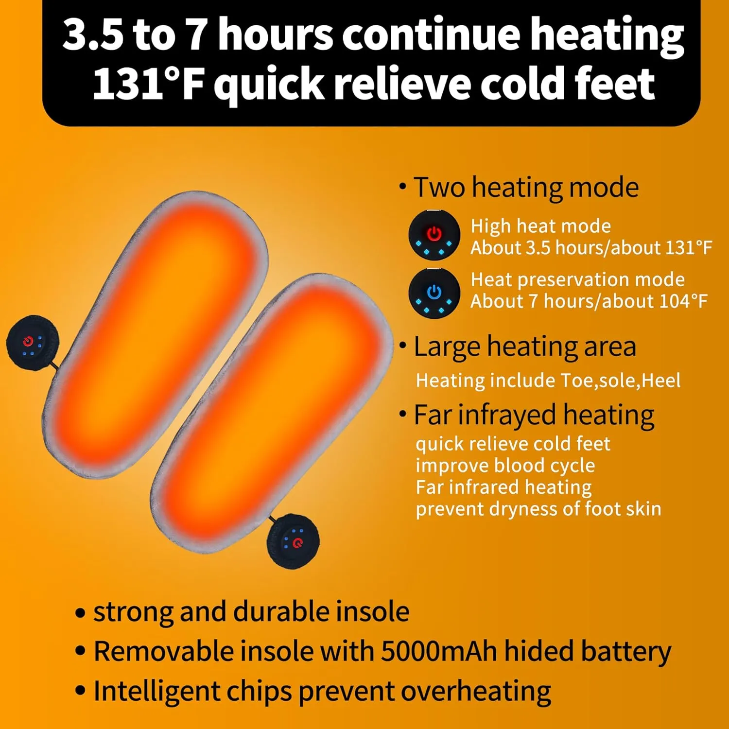 Reachargeable Foot Warmer for Cold Feet, Heated Boots Slippers for Women, The Next Generation Heating Boots