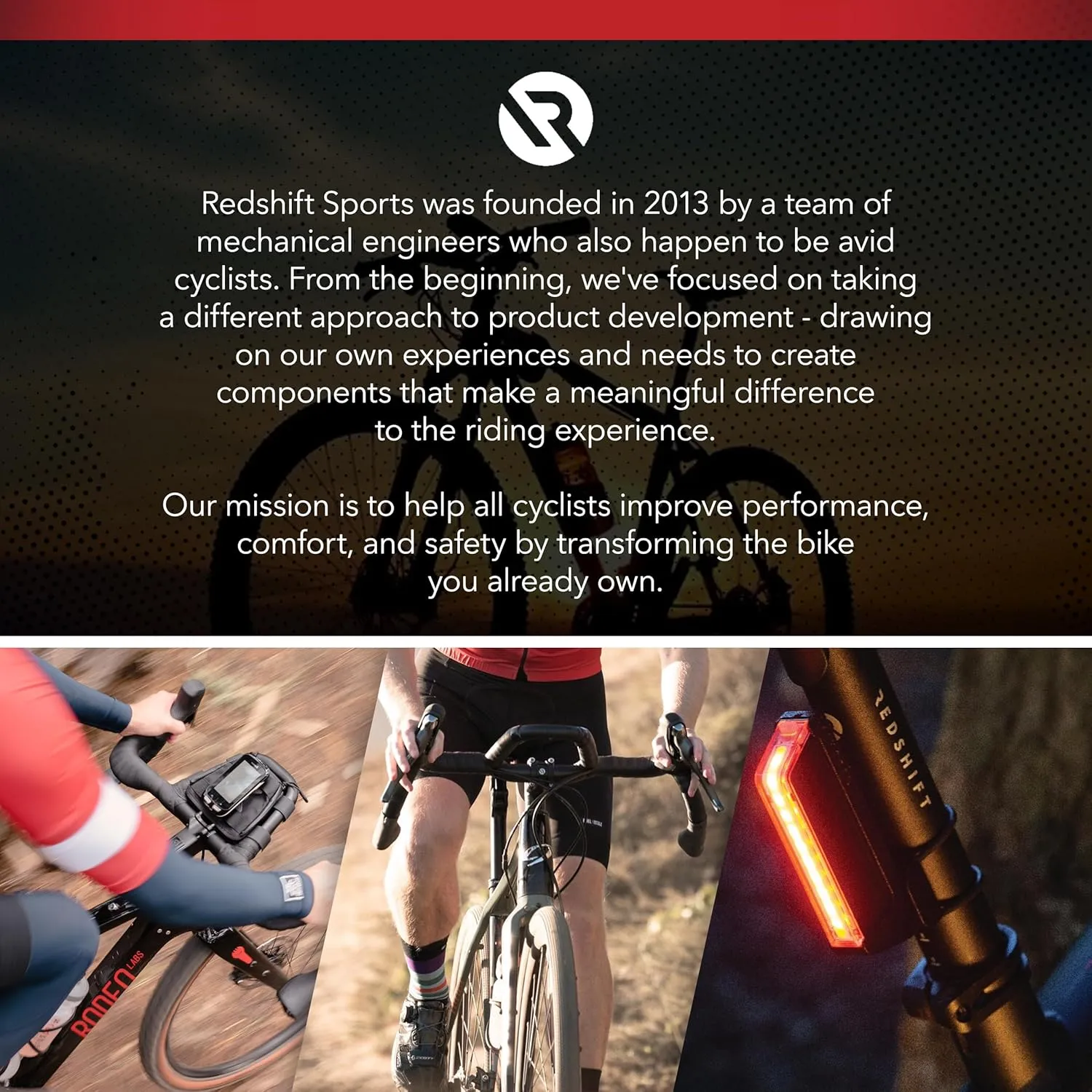REDSHIFT Top Shelf Handlebar with 50mm of Rise, 50cm width for Road, Gravel, Touring, and Commuter Bikes, Aluminum Drop Bar