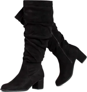 RF ROOM OF FASHION Women's WIDE CALF Slouchy Knee High Boots