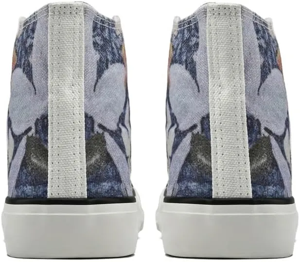 rosyclo Women's High Top Canvas Sneakers Fashion Lace-up Classic Casual Walking Shoes