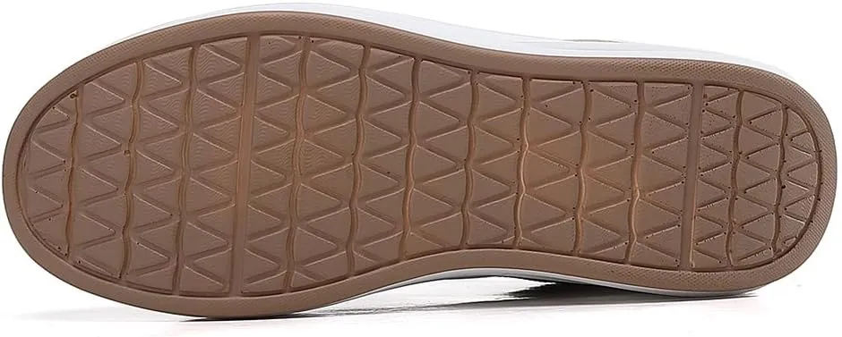 RUIDENG Walking Shoes for Women Air Cushion Nurse Slip Resistant Work Running Sneakers Platform Sneakers Comfortable Rocker Thick-Soled Weight Light