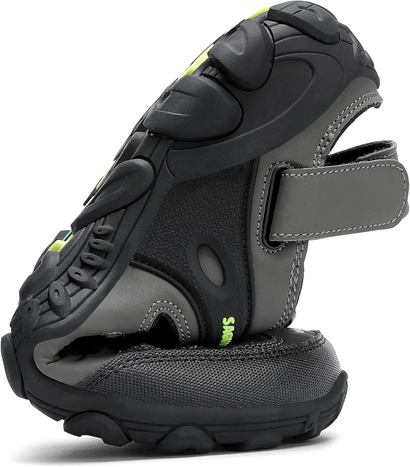 SAGUARO Men's Sport Sandals Adjustable Strap Closed Toe Outdoor Hiking Sandal Beach Water Shoes