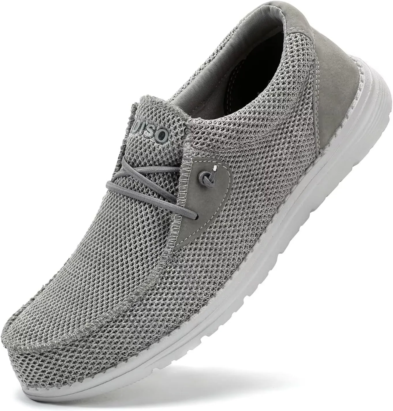 SANNAX Men's Slip on Shoes Casual Loafers Boat Shoes Comfortable Lightweight Lace up Walking Shoes
