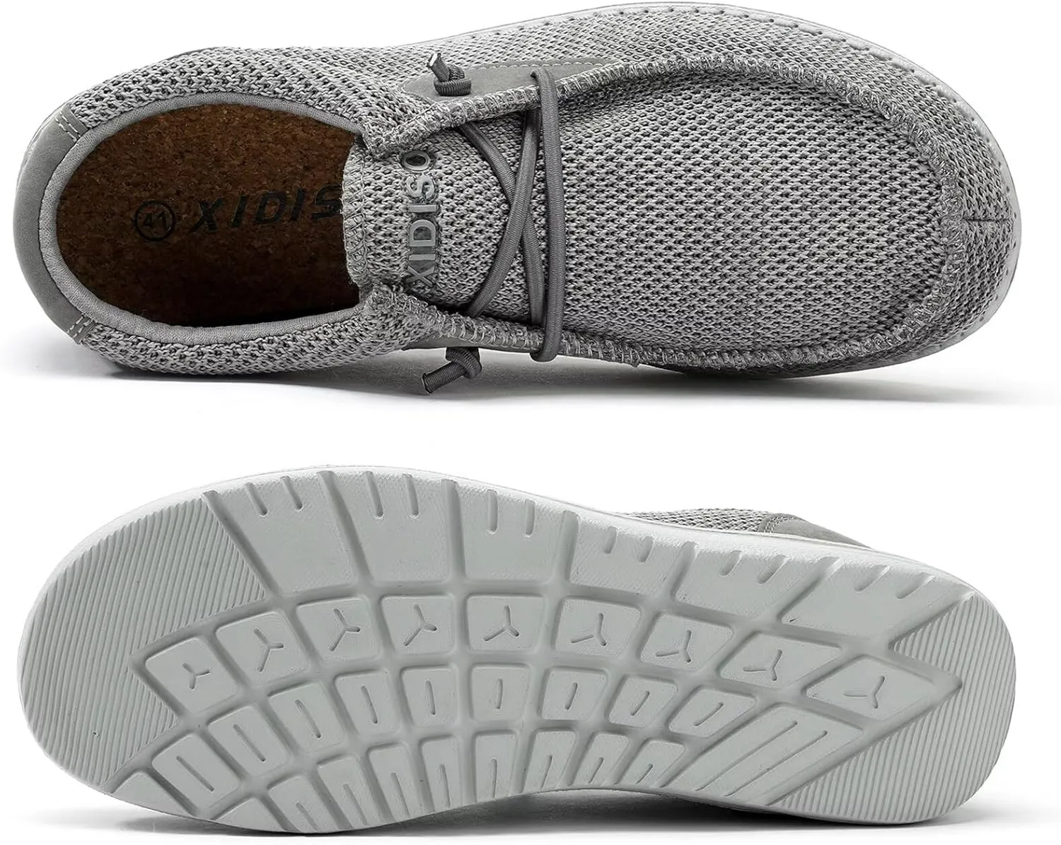 SANNAX Men's Slip on Shoes Casual Loafers Boat Shoes Comfortable Lightweight Lace up Walking Shoes