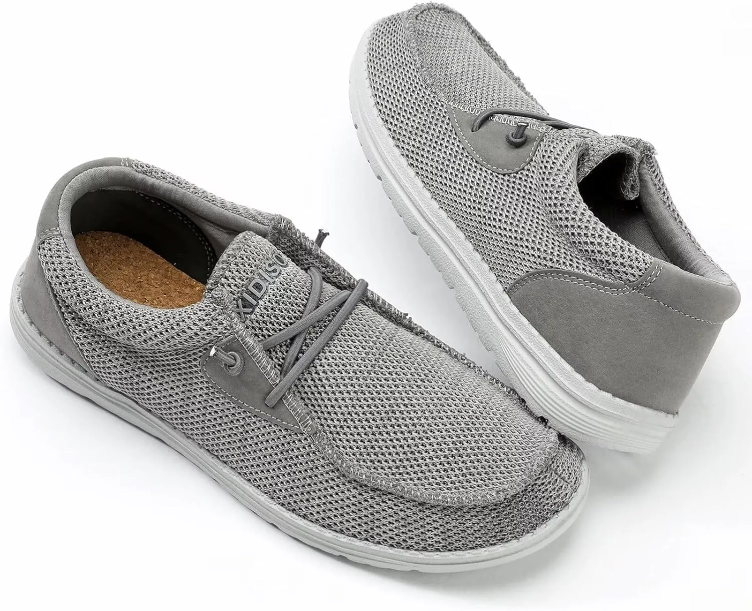 SANNAX Men's Slip on Shoes Casual Loafers Boat Shoes Comfortable Lightweight Lace up Walking Shoes