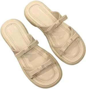 Silver slippers women's 2025 new summer wear fashion platform sandals summer senior feeling with skirt cool slippers,Wear-resistant and lightweight, skin-friendly