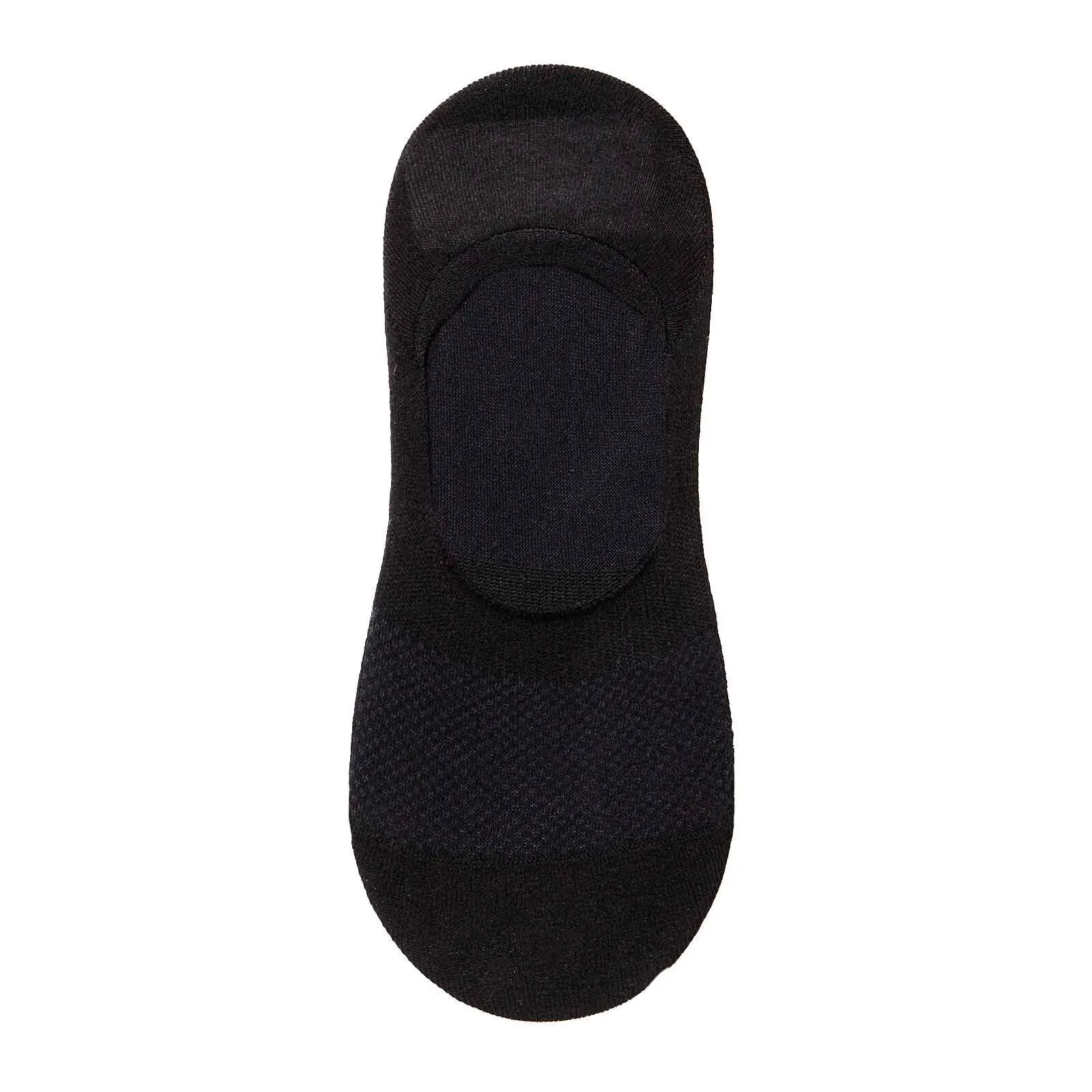 Simply Invisible Socks, White, Grey & Black, 3 Pairs