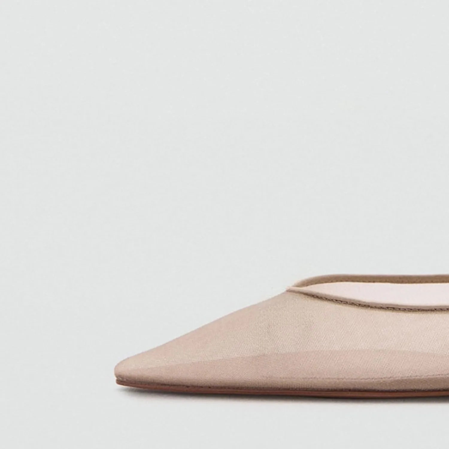 Slingback Flats for Women Stylish Pointed Toe Design with Comfortable Mesh Material for Breathable Party Dress Elegant Shoes