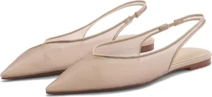 Slingback Flats for Women Stylish Pointed Toe Design with Comfortable Mesh Material for Breathable Party Dress Elegant Shoes