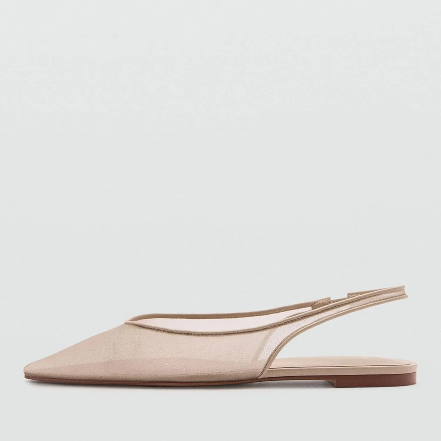 Slingback Flats for Women Stylish Pointed Toe Design with Comfortable Mesh Material for Breathable Party Dress Elegant Shoes
