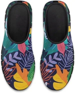 Slip On Tennis Shoes Women Casual Women's Flats Size 5.5-11.5 Black