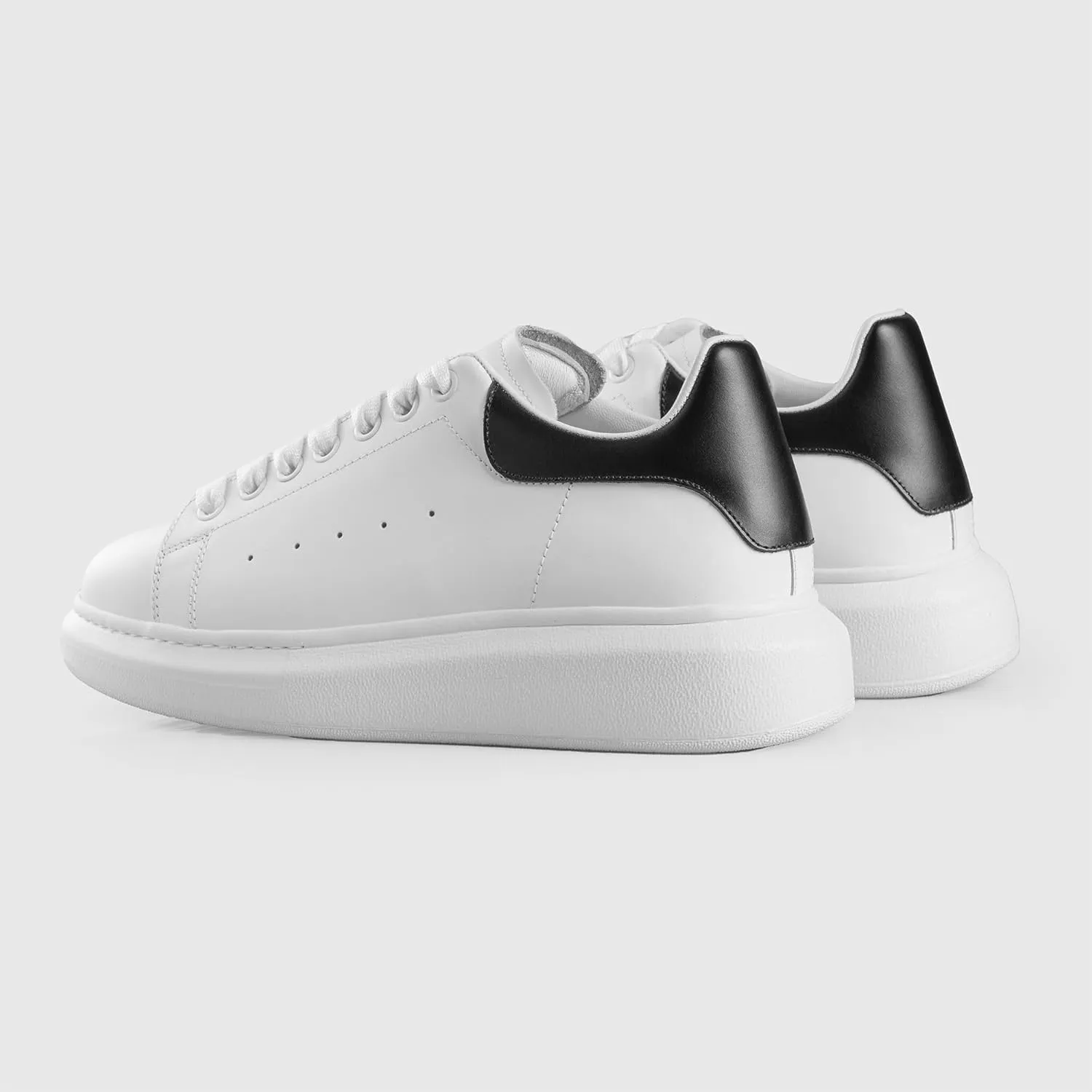 SOLL Queen Men's Sneakers | Leather Perforated Oversized Thick Sole