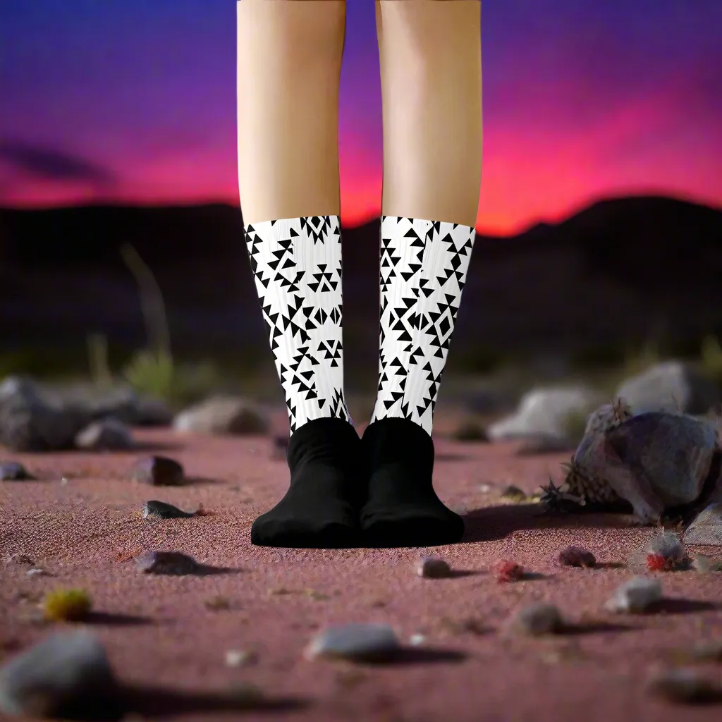 Southwest Style Socks Sonora Native Design